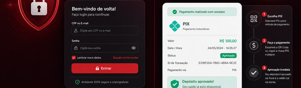 9Nbet Console de entrada